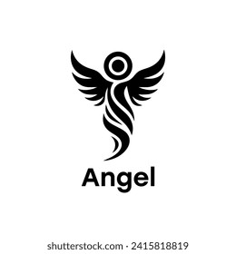 Angel logo simple elegance and clean