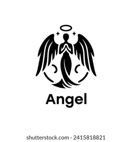 Angel logo simple elegance and clean