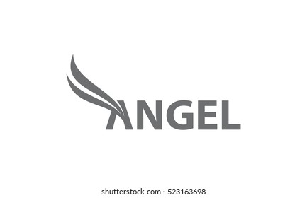 Angel Logo Template