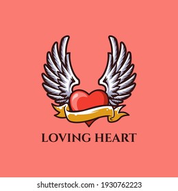 Angel Love heart romantic valentine