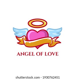 Angel Love heart romantic valentine