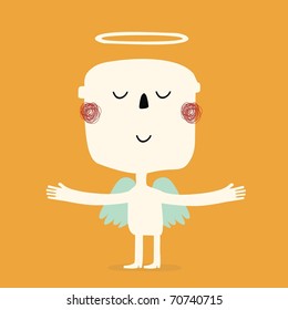 angel with open arms