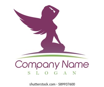 Angel pink logo