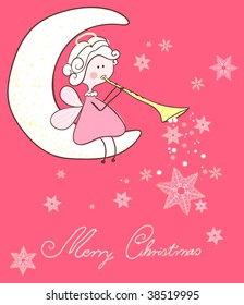 angel playing trumpet