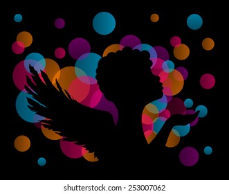 angel silhouette