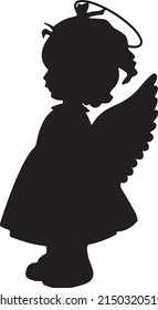 2,170 Black white angel clip art Images, Stock Photos & Vectors ...