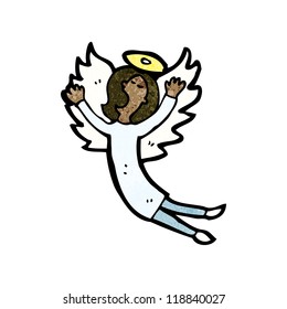 angel singing cartoon