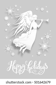Angel in a sky