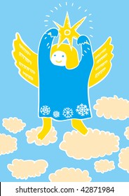 Angel with star