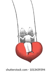 Angel swing love