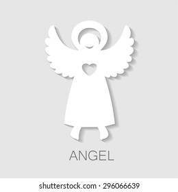 Angel - symbol of love, hope, care, Christmas.