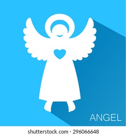 Angel - symbol of love, hope, care, Christmas.
