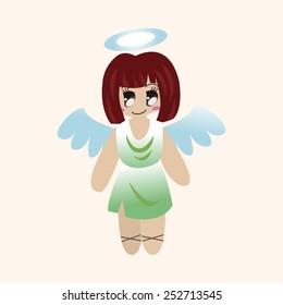 angel theme elements vector,eps