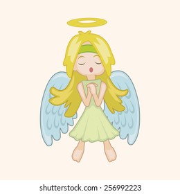 angel theme elements vector,eps