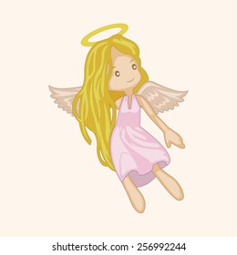 angel theme elements vector,eps