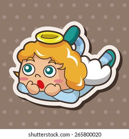 angel theme elements vector,eps