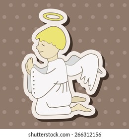 angel theme elements vector,eps
