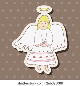 angel theme elements vector,eps