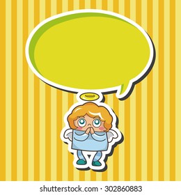 angel theme elements vector,eps