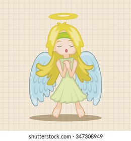 angel theme elements vector,eps