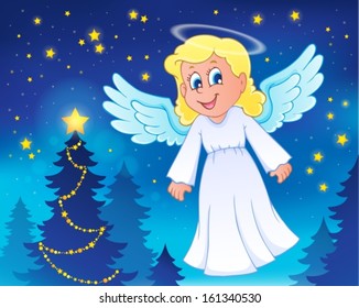 Angel theme image 5 - eps10 vector illustration.