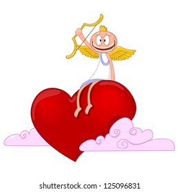 Angel. Theme of Valentines day