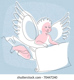 Angel. thread 4. Place for your tex. similar to the portfolio