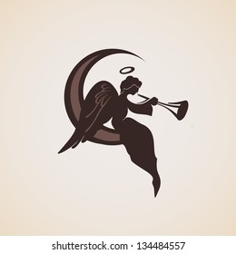  Angel with a trumpet