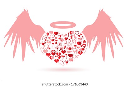 The Angel Valentine's day, Love icon 