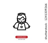 Angel vector icon