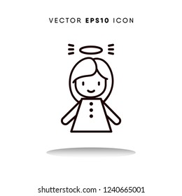 Angel vector icon