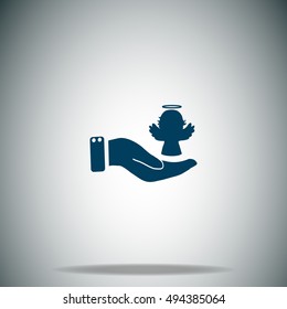 Angel vector icon