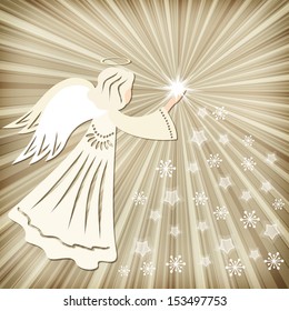 Angel. Vector illustration