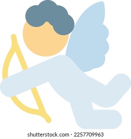 angel  Vector illustration on a transparent background. Premium quality symmbols. Line Color vector icons for concept and graphic design. 
