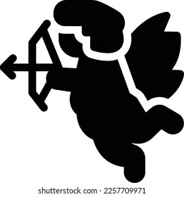 angel  Vector illustration on a transparent background. Premium quality symmbols. Glyphs vector icons for concept and graphic design. 
