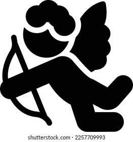angel Vector illustration on a transparent background. Premium quality symmbols. Glyphs vector icons for concept and graphic design. 
