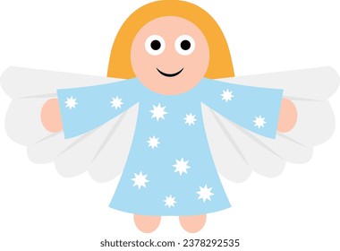Angel-Vektorbild oder Clipart-Kunst