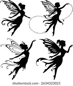 Angel, angel  vector shilutte image  