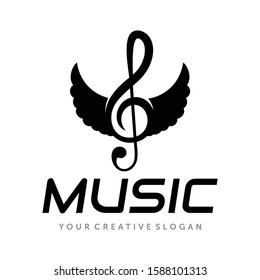 Angel Voice, Singer / Choir logo Vector
