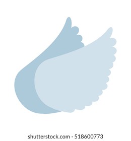 angel wing isolated icon