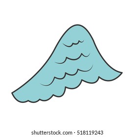 angel wing isolated icon vector illustration design