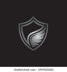 Design-Logo-Vorlage für Engel-Schilder
