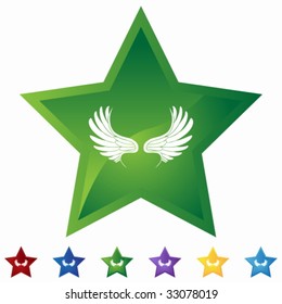 angel wing star