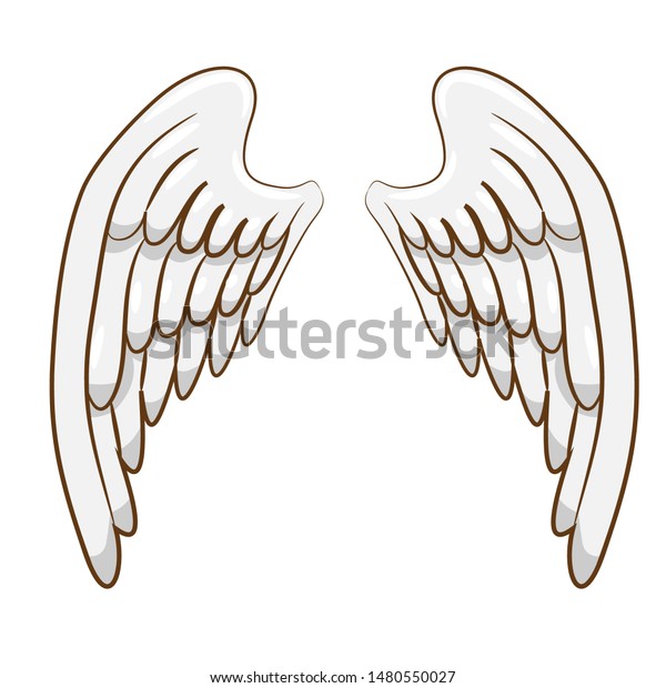 Angel Wing Vector Graphic Clipart Design Stock Vector (Royalty Free