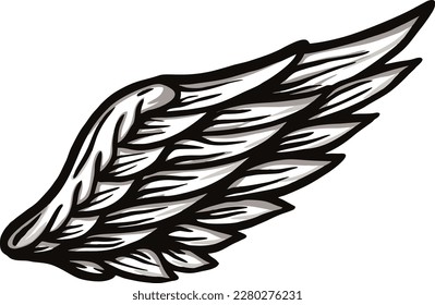angel wing vector image illustrations