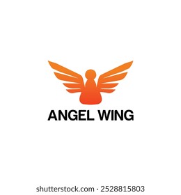 Angel Wing Vector Logo Design