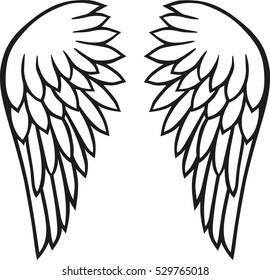 102,655 Angel Wings Stock Vectors, Images & Vector Art | Shutterstock