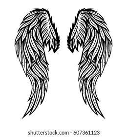 Angel wings.