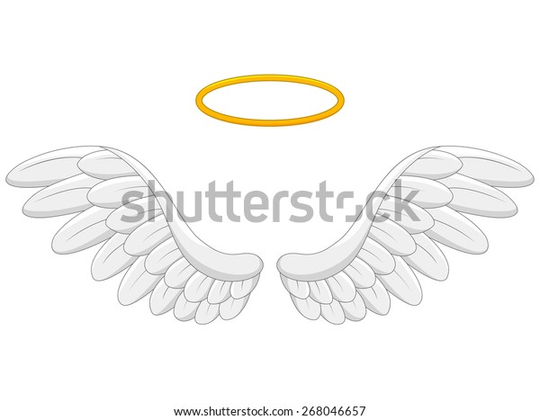 Angel Wings Cartoon Stock Vector (Royalty Free) 268046657