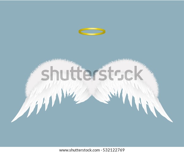angel wings and halo